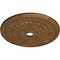 Ekena Millwork Palmetto Medallion (Canopies up to 7 5/8"), 31 1/2"OD x 3 5/8"ID x 1 3/4"P, Smokey Topaz Crackle CM31PMSTC - alternate 4